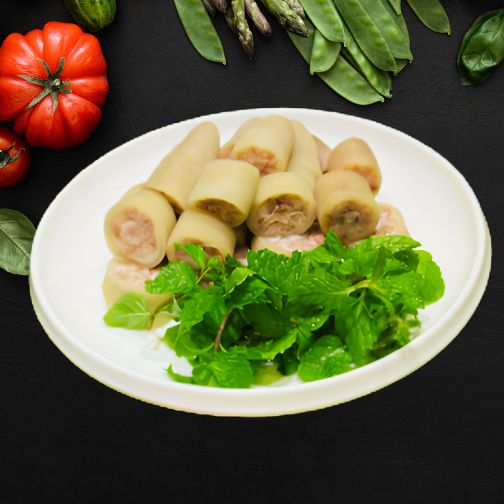 Boiled pork tail