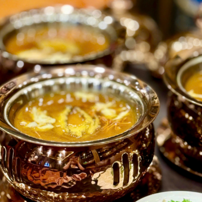 Abalone & crab meat soup