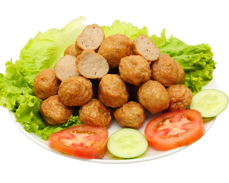 Fried beef cakes